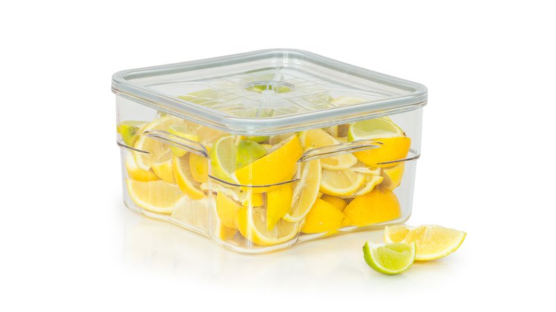 Vakuumbehälter 4,0l Transparent Eckig 2