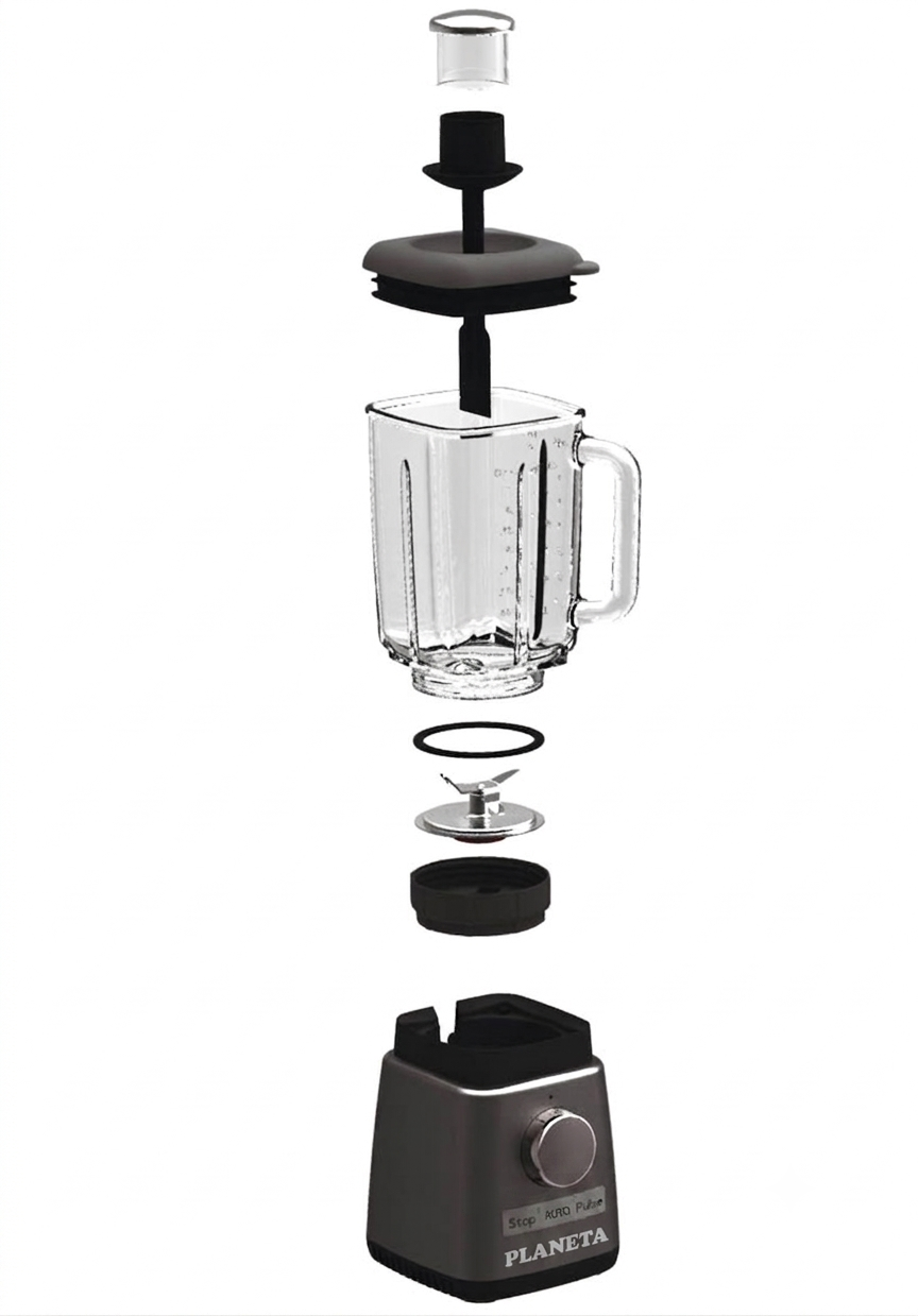 Power Blender schwarz 8