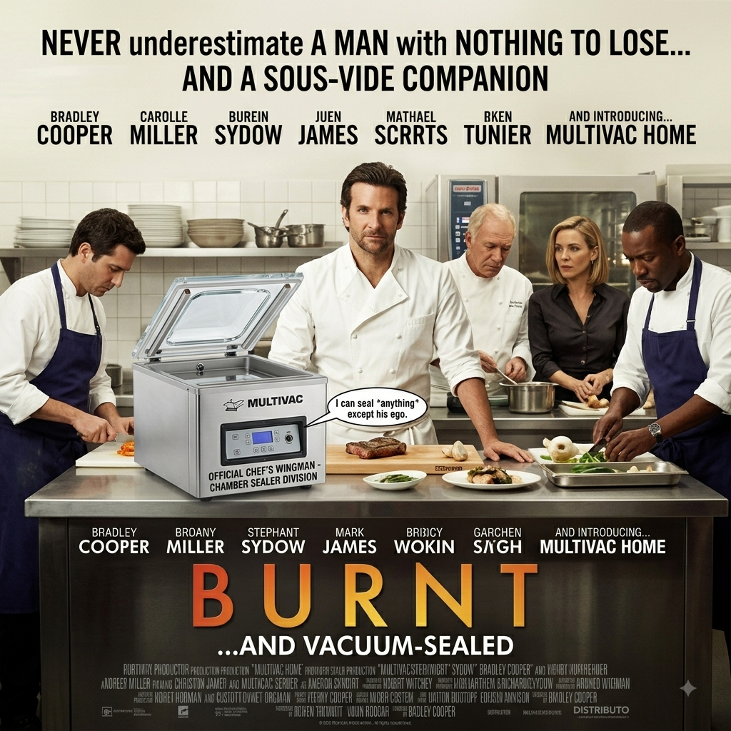 Una macchina sottovuoto MULTIVAC nello stile del film Im Rausch der Sterne.